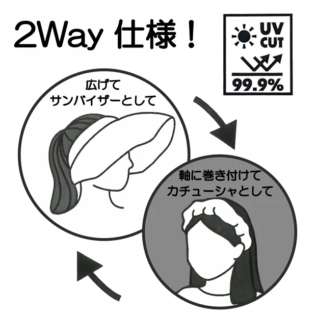 2WAYサンバイザー - Image 4